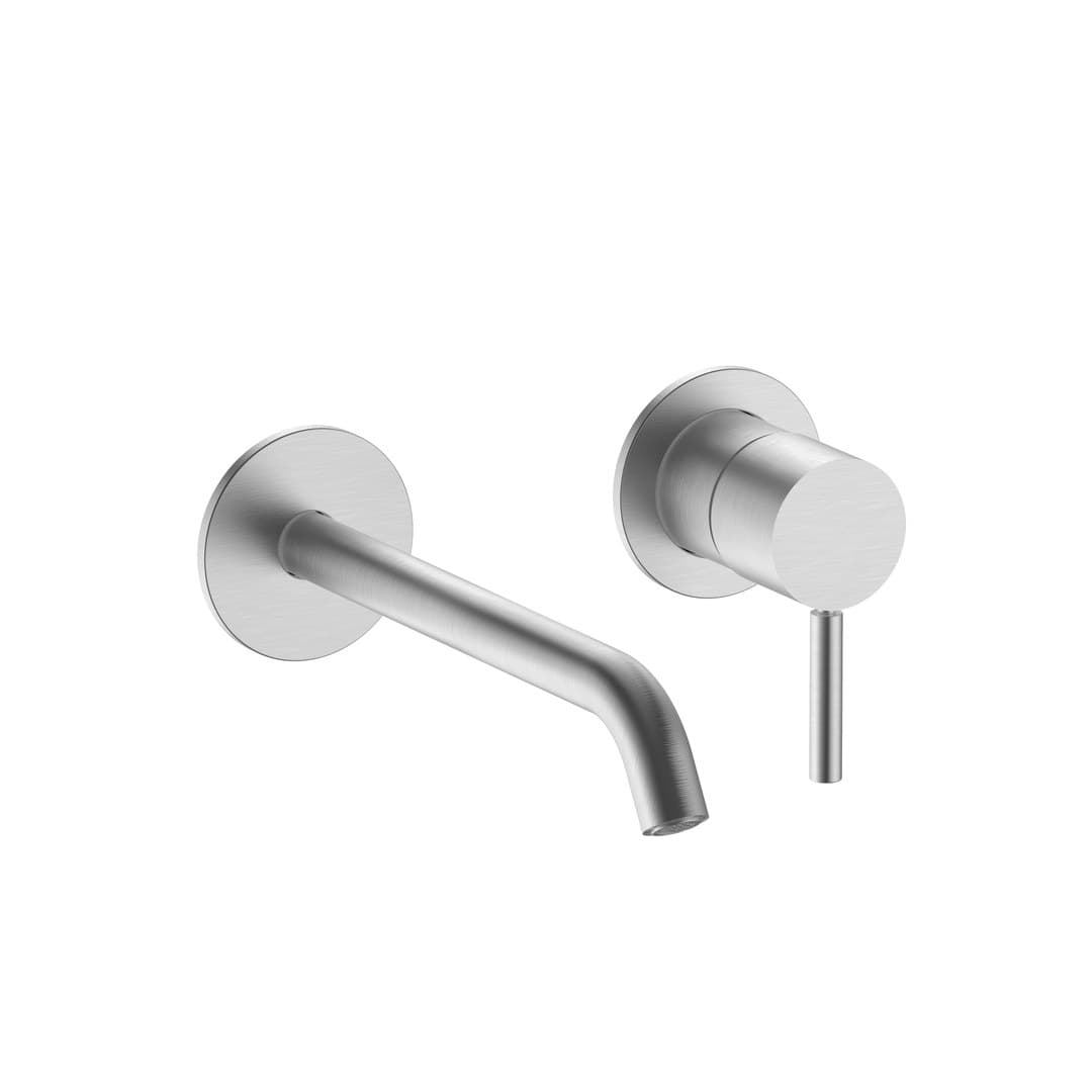 Fantini Nostromo Small – Μπαταρία Νιπτήρα – Brushed Stainless Steel (5093G910B)