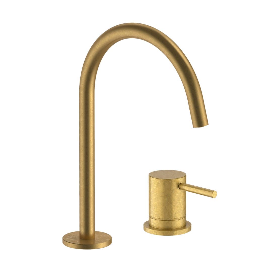 Fantini Nostromo – Μπαταρία Νιπτήρα – Pure Brass PVD (50Q7T904W)