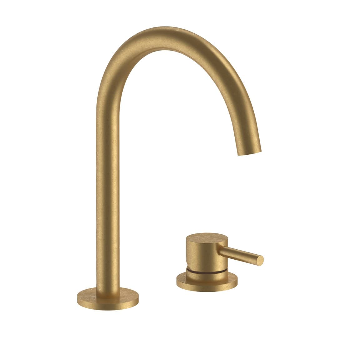 Fantini Nostromo – Μπαταρία Νιπτήρα – Pure Brass PVD (50Q7V304W)