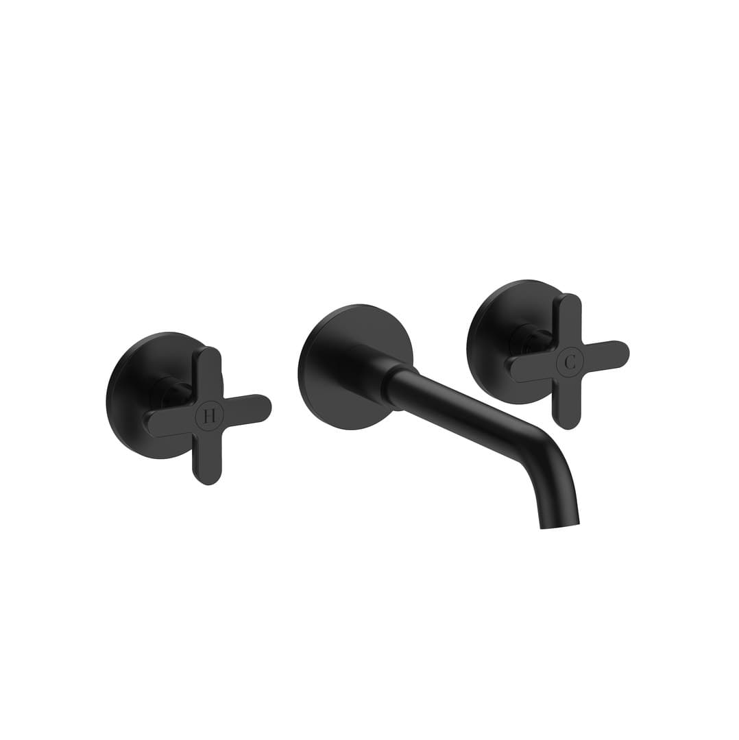 Fantini Icona Classic – Μπαταρία Νιπτήρα – Matt Black (5313R010B4400R010A)