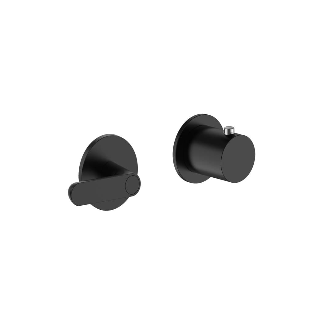 Fantini Icona Deco – Θερμοστατικός Μίκτης Ντους – Matt Black (5313R623B4400M623A)