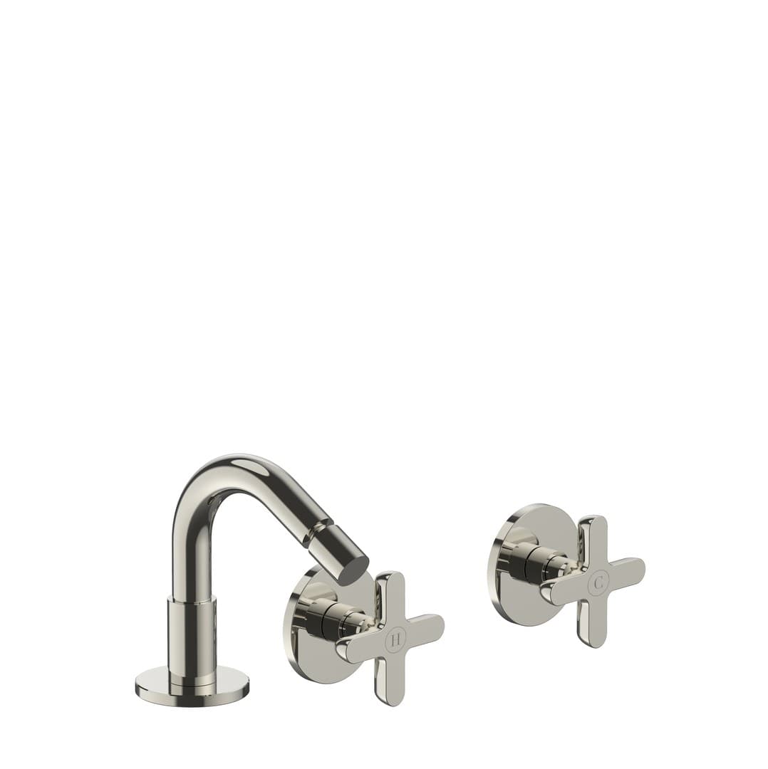 Fantini Icona Classic – Μπαταρία Μπιντέ – Polished Nickel PVD (5395R911B4400R011A)