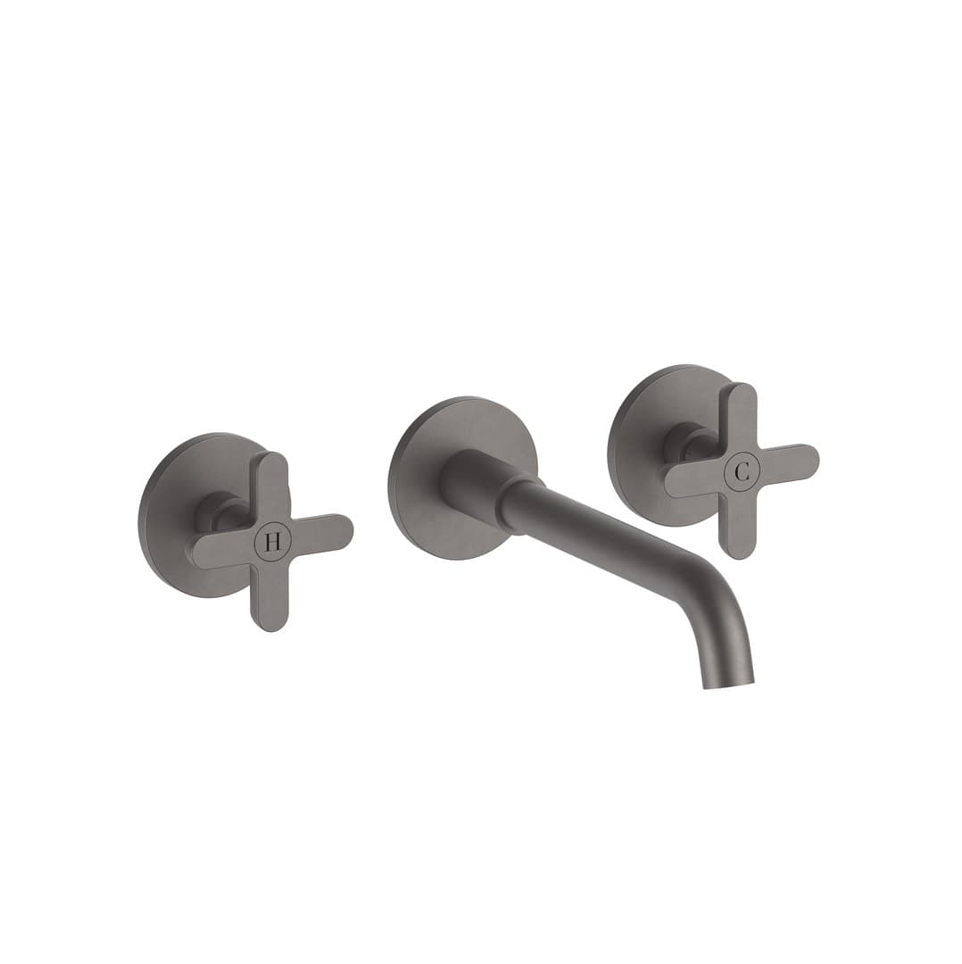 Fantini Icona Classic – Μπαταρία Νιπτήρα – Matt Gun Metal PVD (53P5R010B4400R010A)