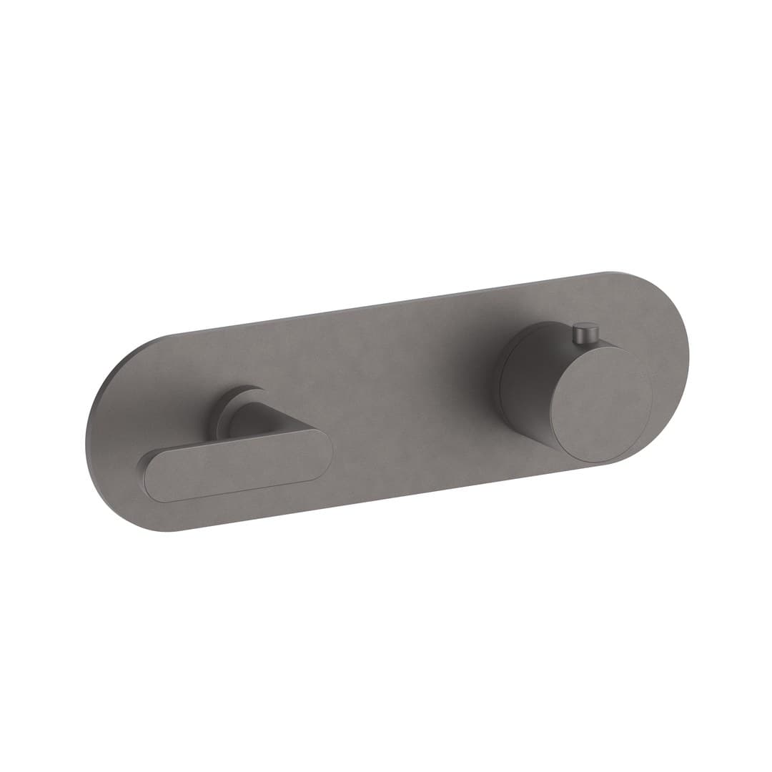 Fantini Icona Deco – Θερμοστατικός Μίκτης Ντους – Matt Gun Metal PVD (53P5R873B1900D373A)