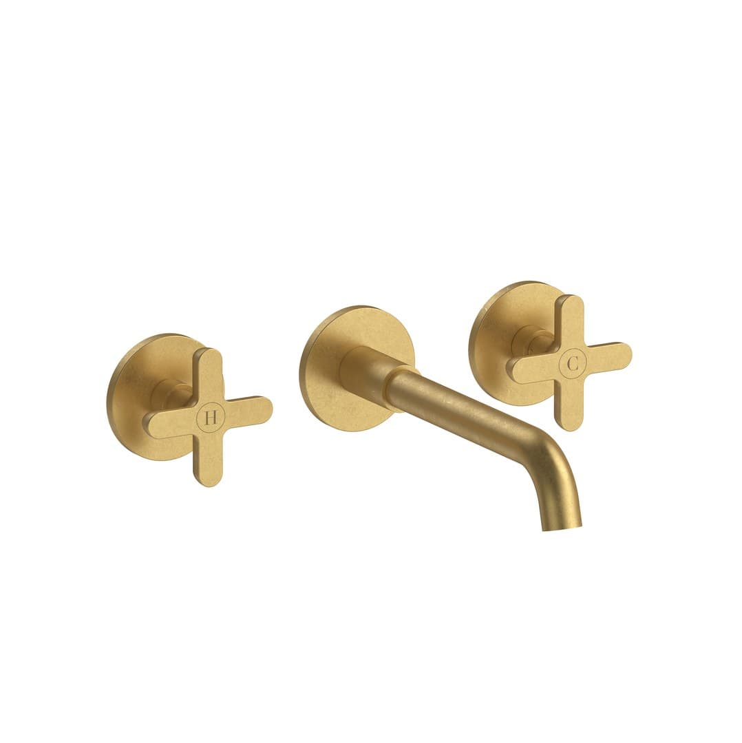 Fantini Icona Classic – Μπαταρία Νιπτήρα – Pure Brass PVD (53Q7R010B4400R010A)