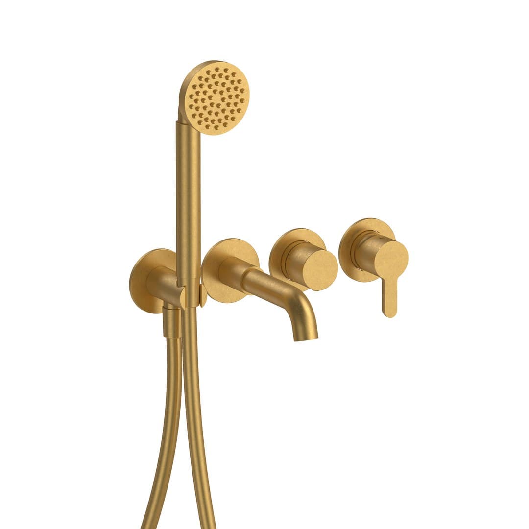 Fantini Icona Classic – Trim Εντοιχισμού Λουτρού – Pure Brass PVD (53Q7R421B)