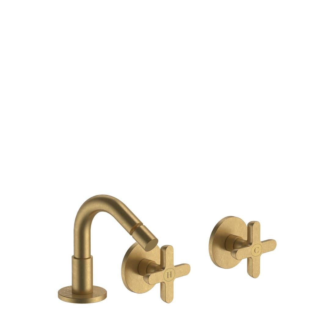 Fantini Icona Classic – Μπαταρία Μπιντέ – Pure Brass PVD (53Q7R911B4400R011A)