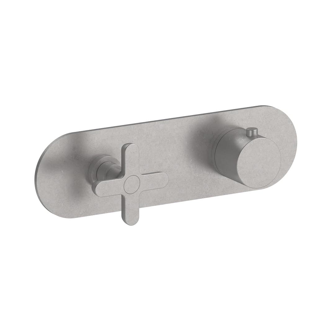Fantini Icona Classic – Θερμοστατικός Μίκτης Ντους – Raw Metal PVD (53Q8R773B1900D373A)