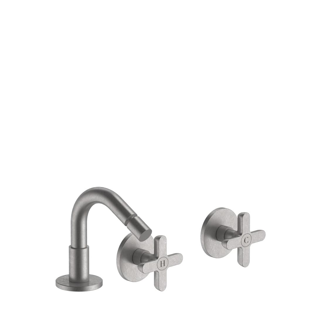 Fantini Icona Classic – Μπαταρία Μπιντέ – Raw Metal PVD (53Q8R911B4400R011A)