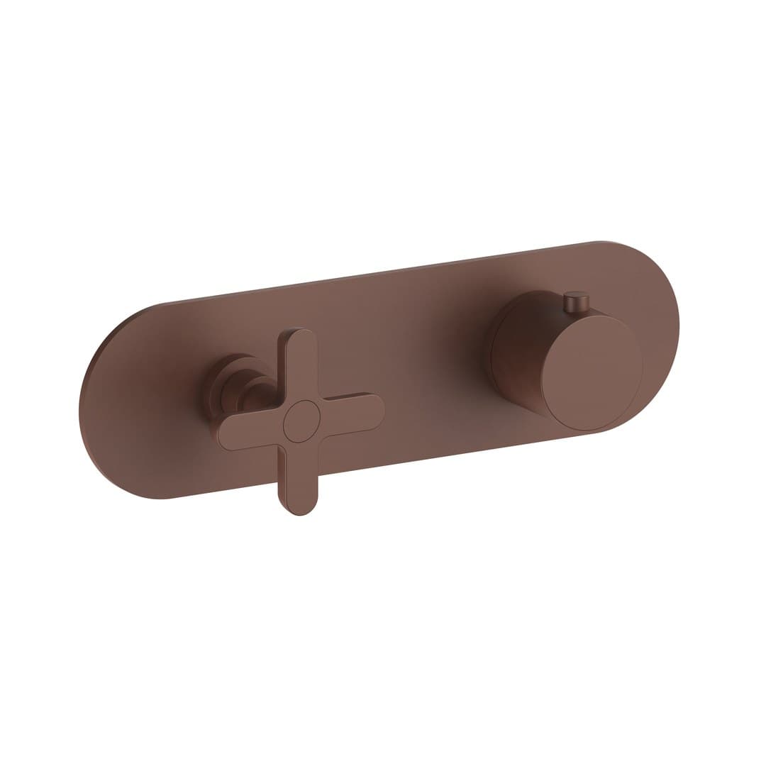 Fantini Icona Classic – Θερμοστατικός Μίκτης Ντους – Mokka PVD (53S5R773B1900D373A)