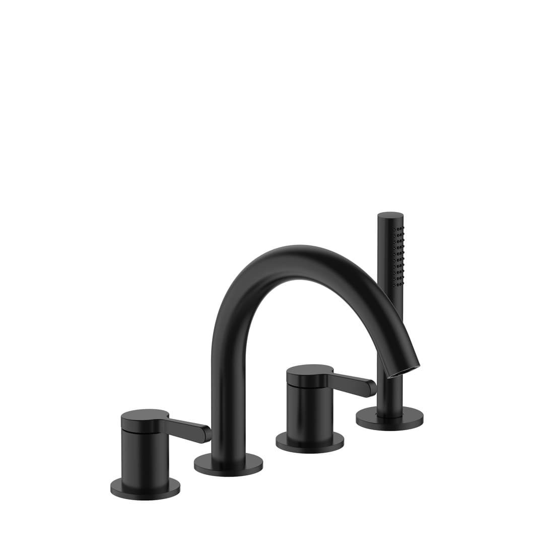 Fantini Torino – Μπαταρία Λουτρού Πάγκου – Matt Black (5813L965)