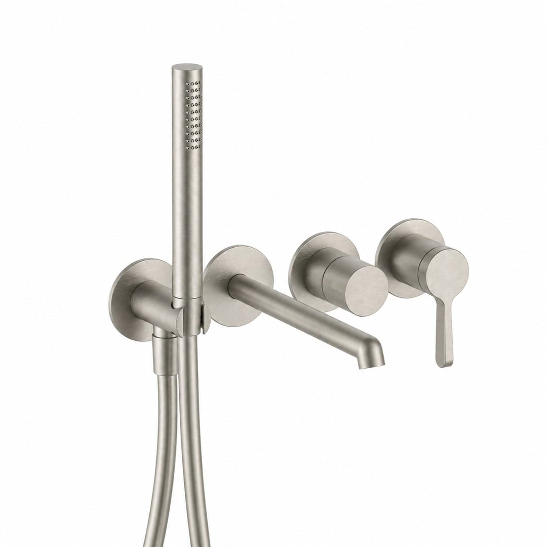 Fantini Torino – Trim Εντοιχισμού Λουτρού – Brushed Steel Look PVD (5892L920B)