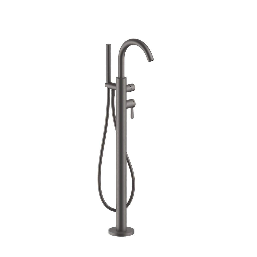 Fantini Torino – Μπαταρία Λουτρού – Matt Gun Metal PVD (58P5L980B4400R080A)