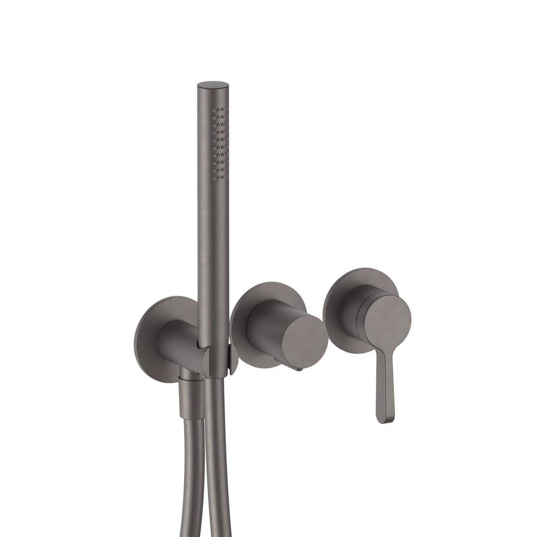 Fantini Torino – Trim Εντοιχισμού Ντους – Matt Gun Metal PVD (58P5L984B)
