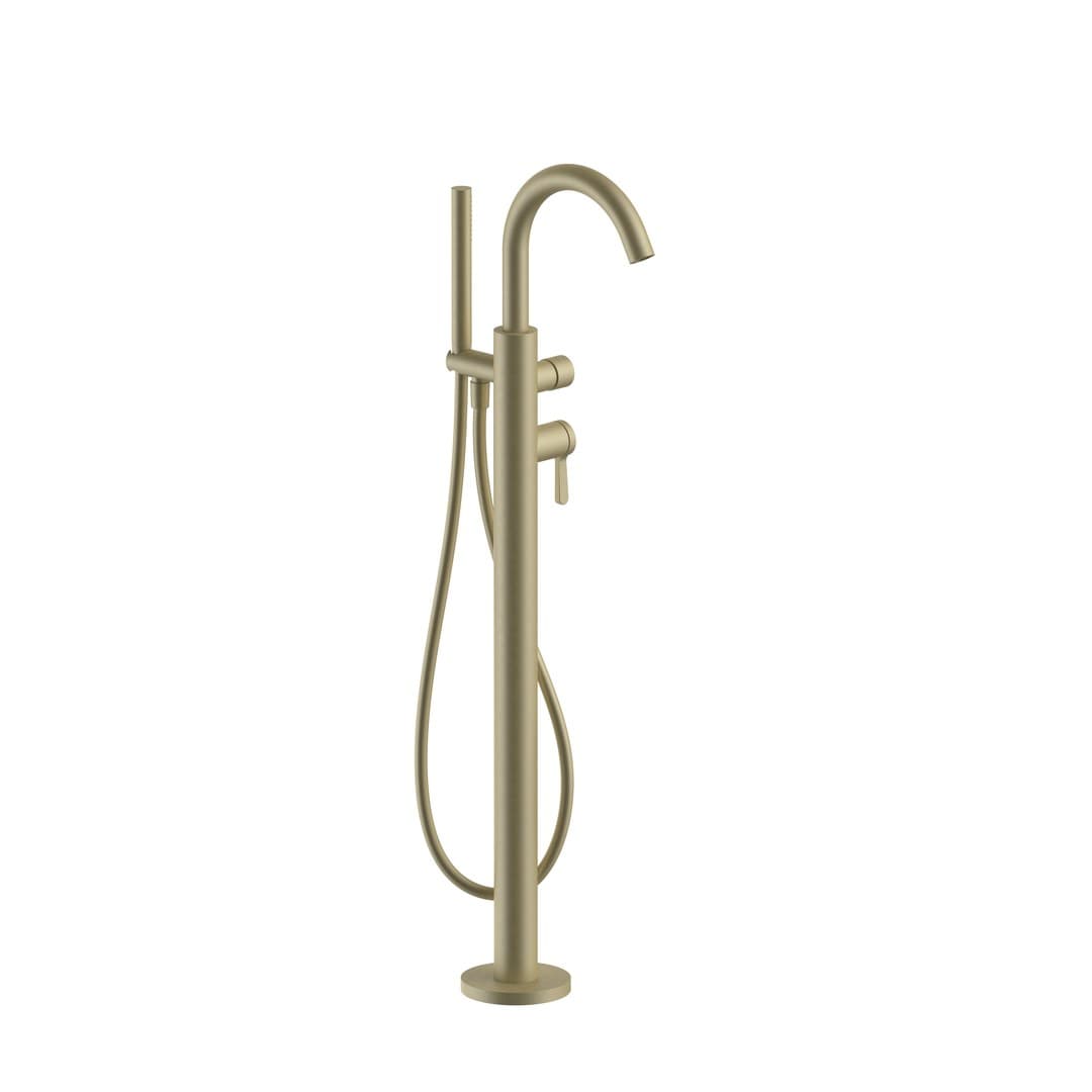Fantini Torino – Μπαταρία Λουτρού – Matt British Gold PVD (58P6L980B4400R080A)