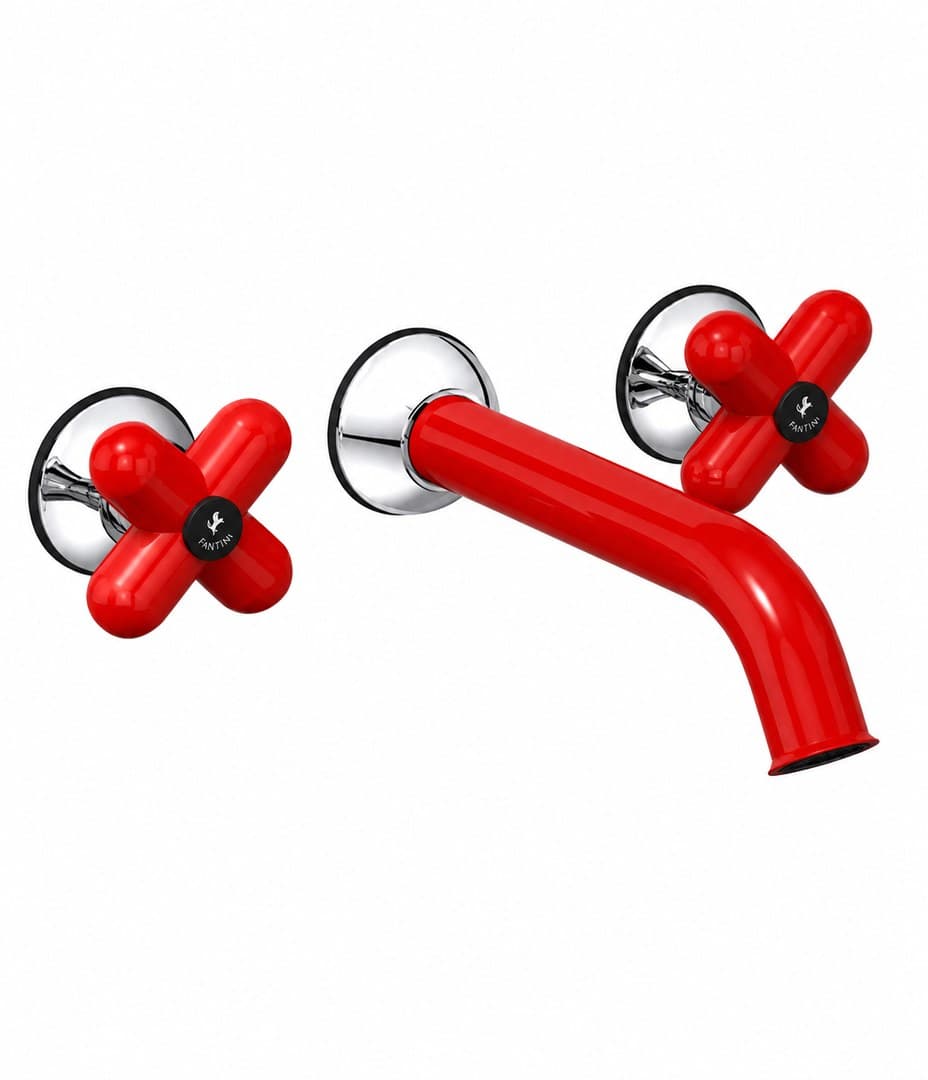 Fantini I Balocchi – Μπαταρία Νιπτήρα – Red - Chrome (60060511B024400R010A)