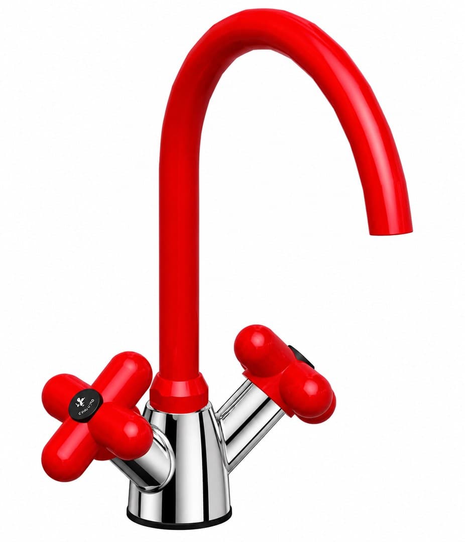 Fantini I Balocchi – Μπαταρία Κουζίνας – Red - Chrome (60060550F02)