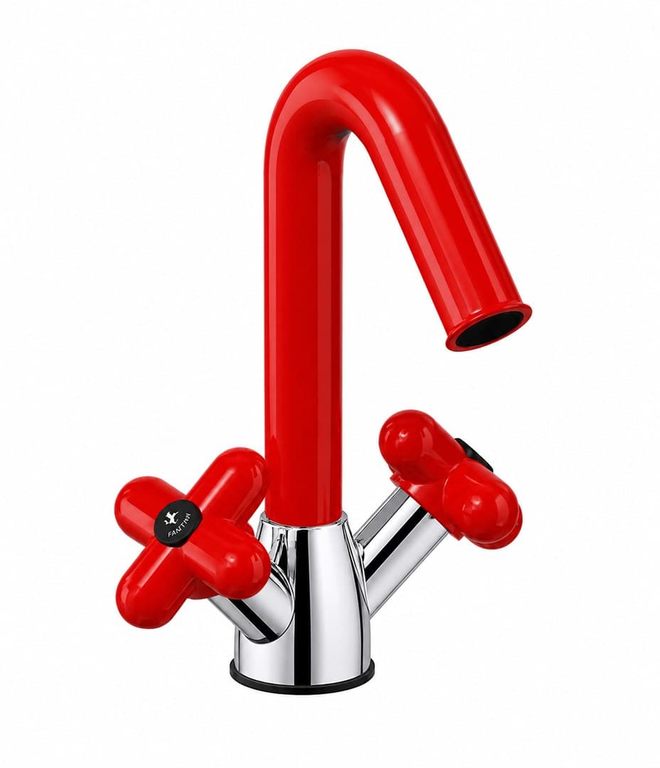 Fantini I Balocchi – Μπαταρία Νιπτήρα – Red - Chrome (60060556F02)