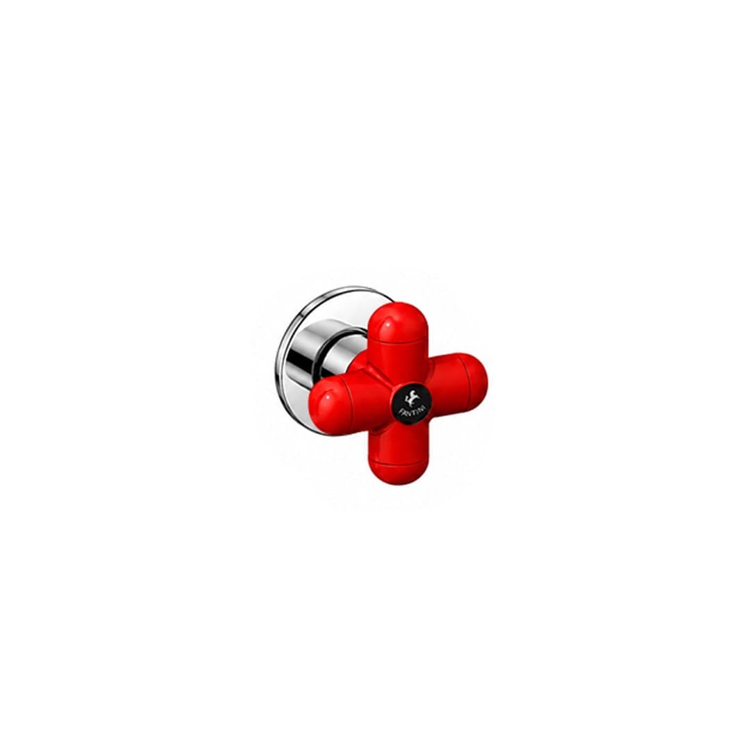 Fantini I Balocchi – Εξάρτημα Εντοιχισμού – Red - Chrome (60060676B021900D276A)