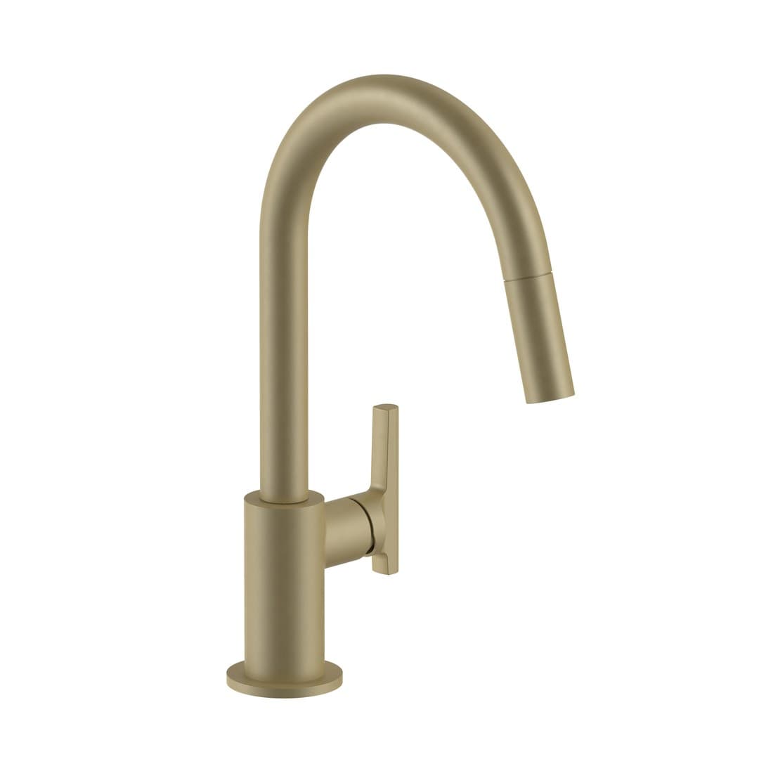 Fantini Sailing – Μπαταρία Κουζίνας – Matt British Gold PVD (67P6J352F)