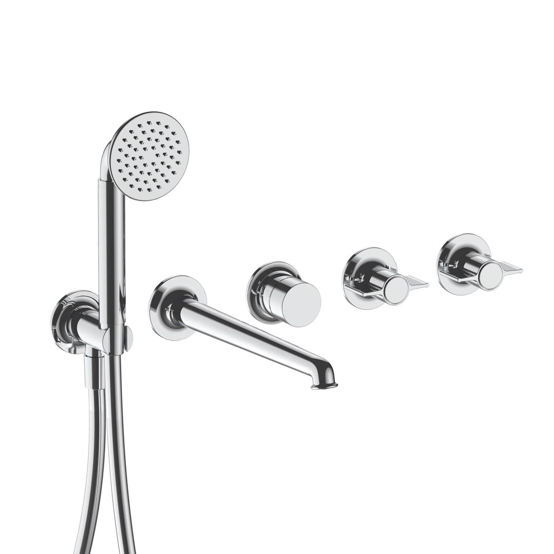 Fantini Flora – Trim Εντοιχισμού Λουτρού – Chrome (7602J418B)