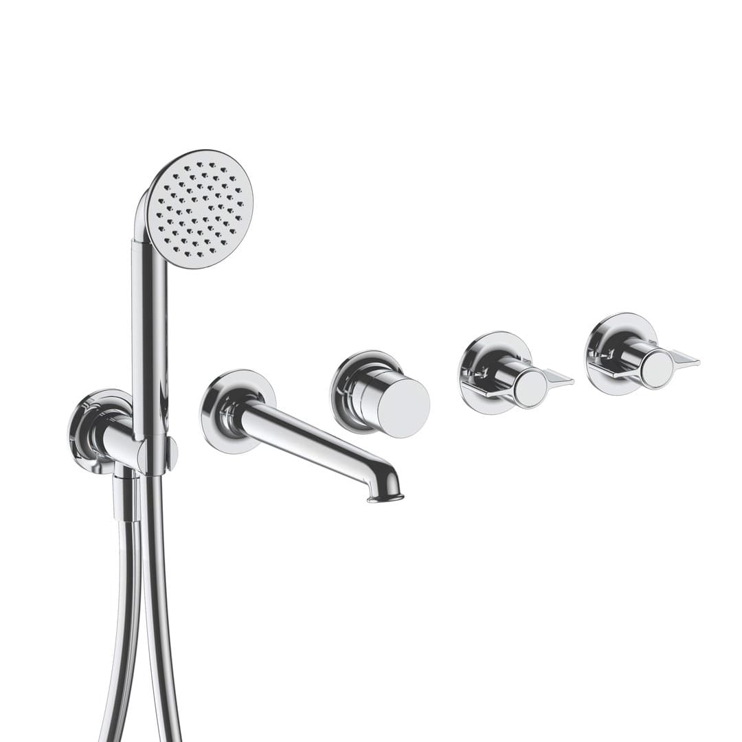 Fantini Flora – Trim Εντοιχισμού Λουτρού – Chrome (7602J419B)