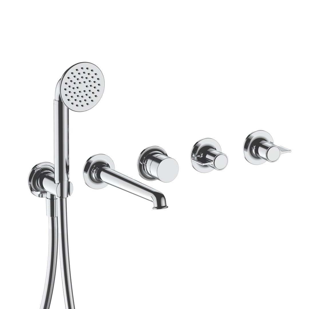 Fantini Flora – Trim Εντοιχισμού Λουτρού – Chrome (7602J519B)