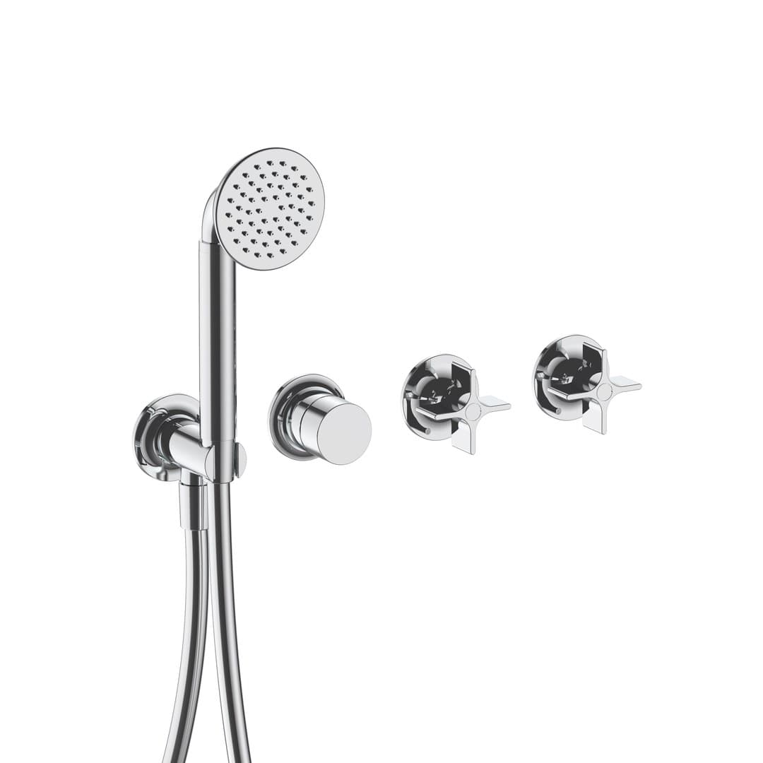 Fantini Flora – Trim Εντοιχισμού Λουτρού – Chrome (7602J617B)