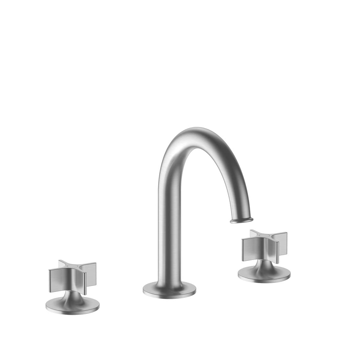 Fantini Flora – Μπαταρία Νιπτήρα – Brushed Steel Look PVD (7692J607W)