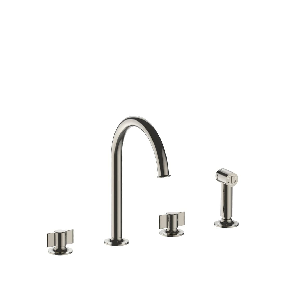 Fantini Flora – Μπαταρία Κουζίνας – Polished Nickel PVD (7695J451)