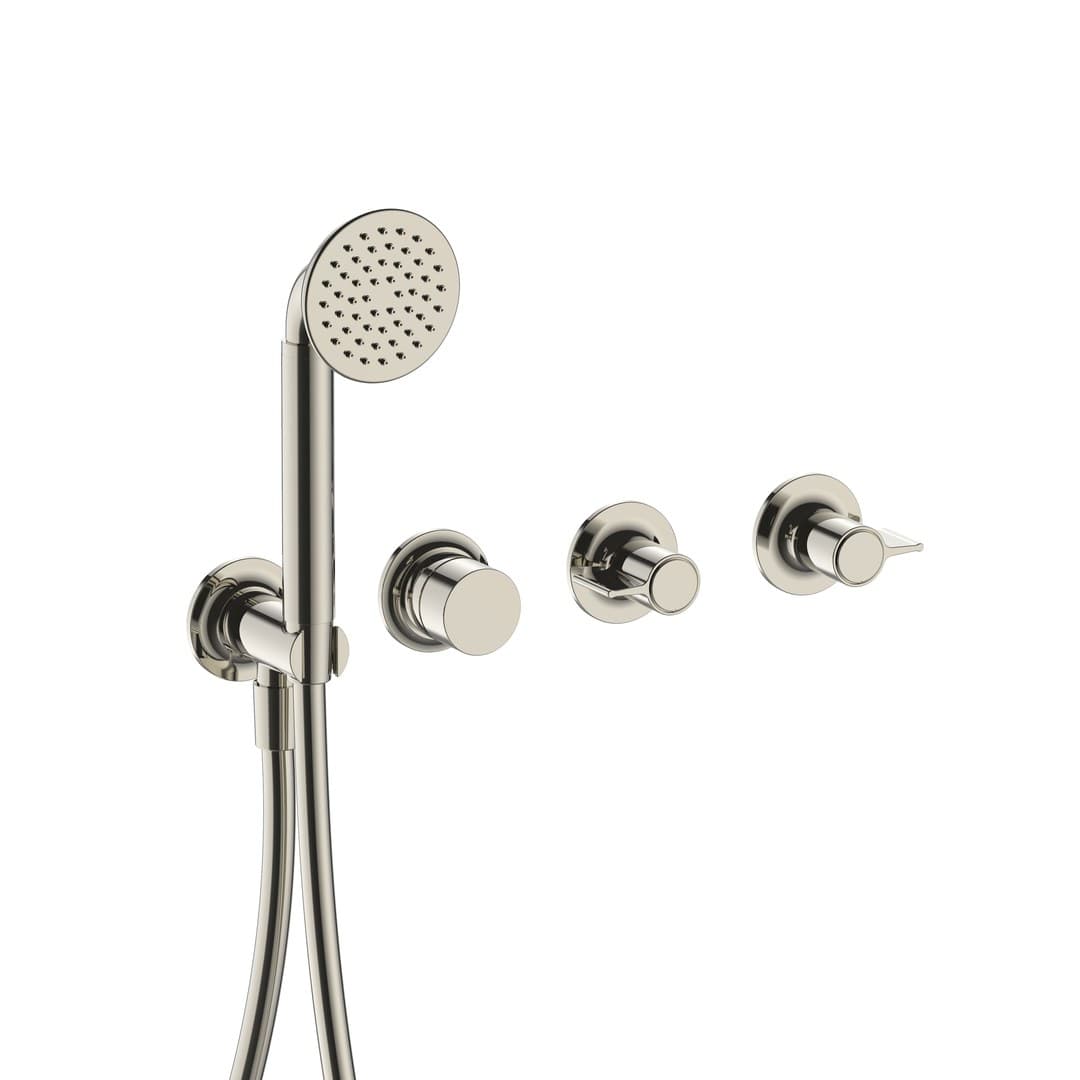 Fantini Flora – Trim Εντοιχισμού Λουτρού – Polished Nickel PVD (7695J517B)