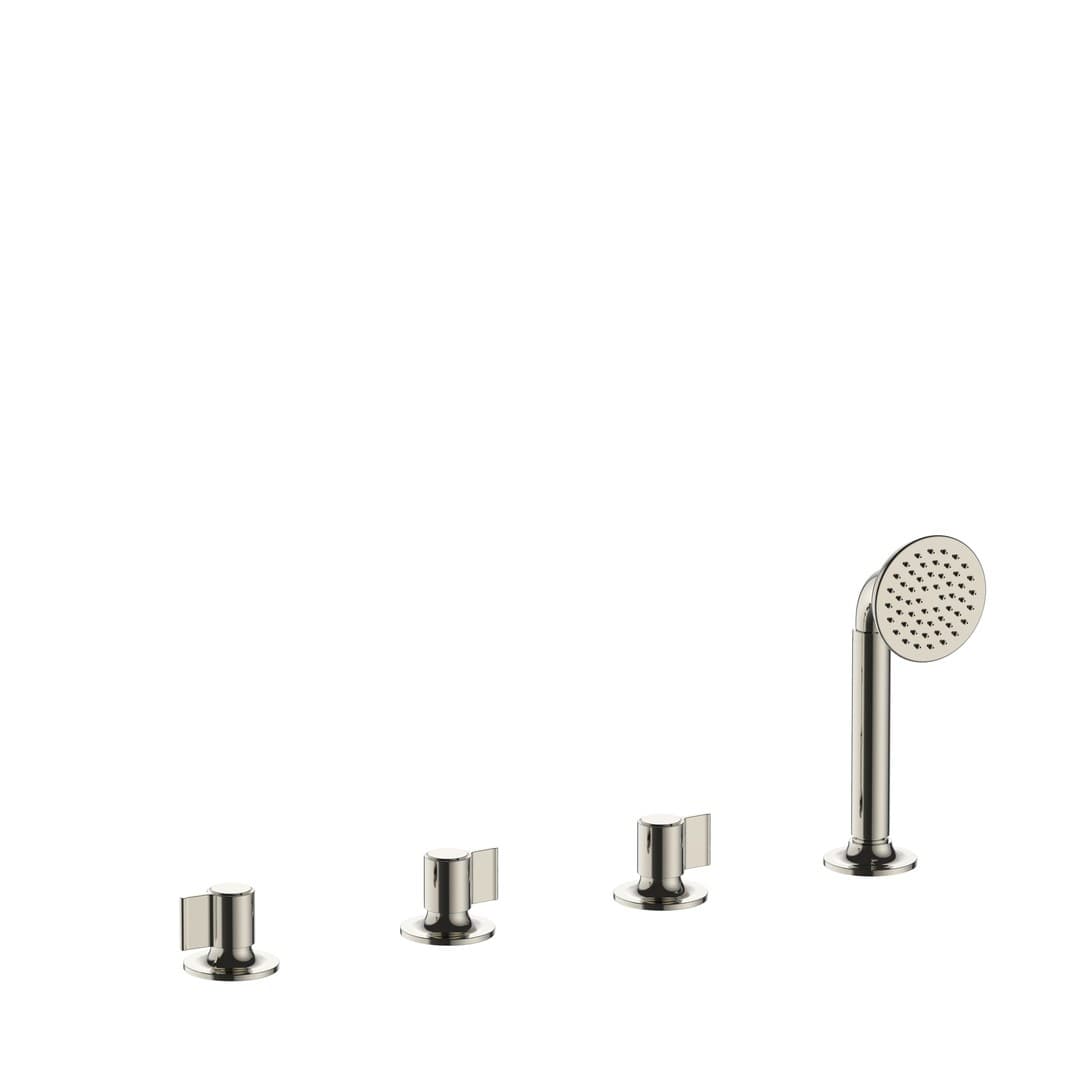 Fantini Flora – Μπαταρία Λουτρού Πάγκου – Polished Nickel PVD (7695J567)