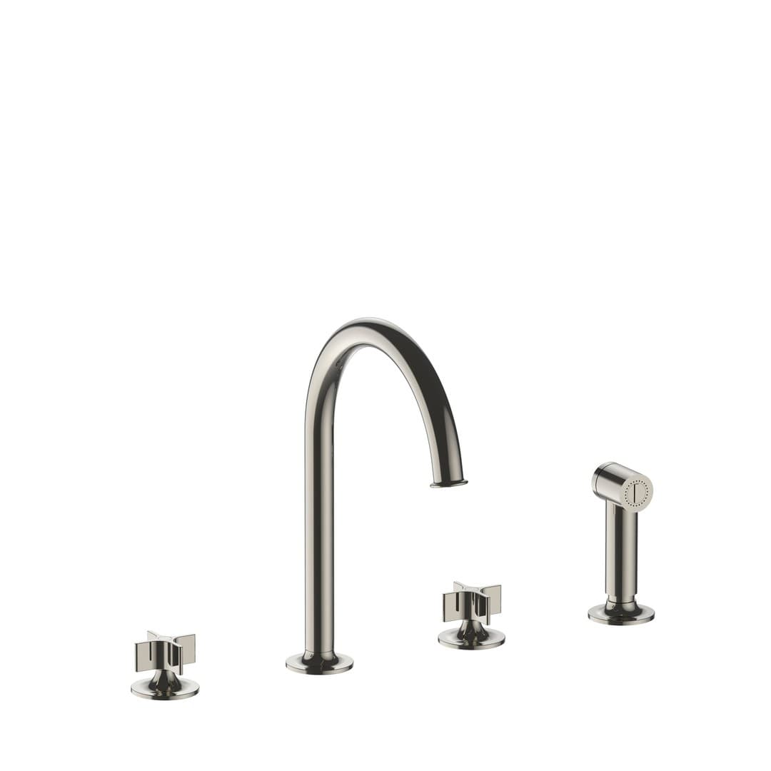 Fantini Flora – Μπαταρία Κουζίνας – Polished Nickel PVD (7695J651)