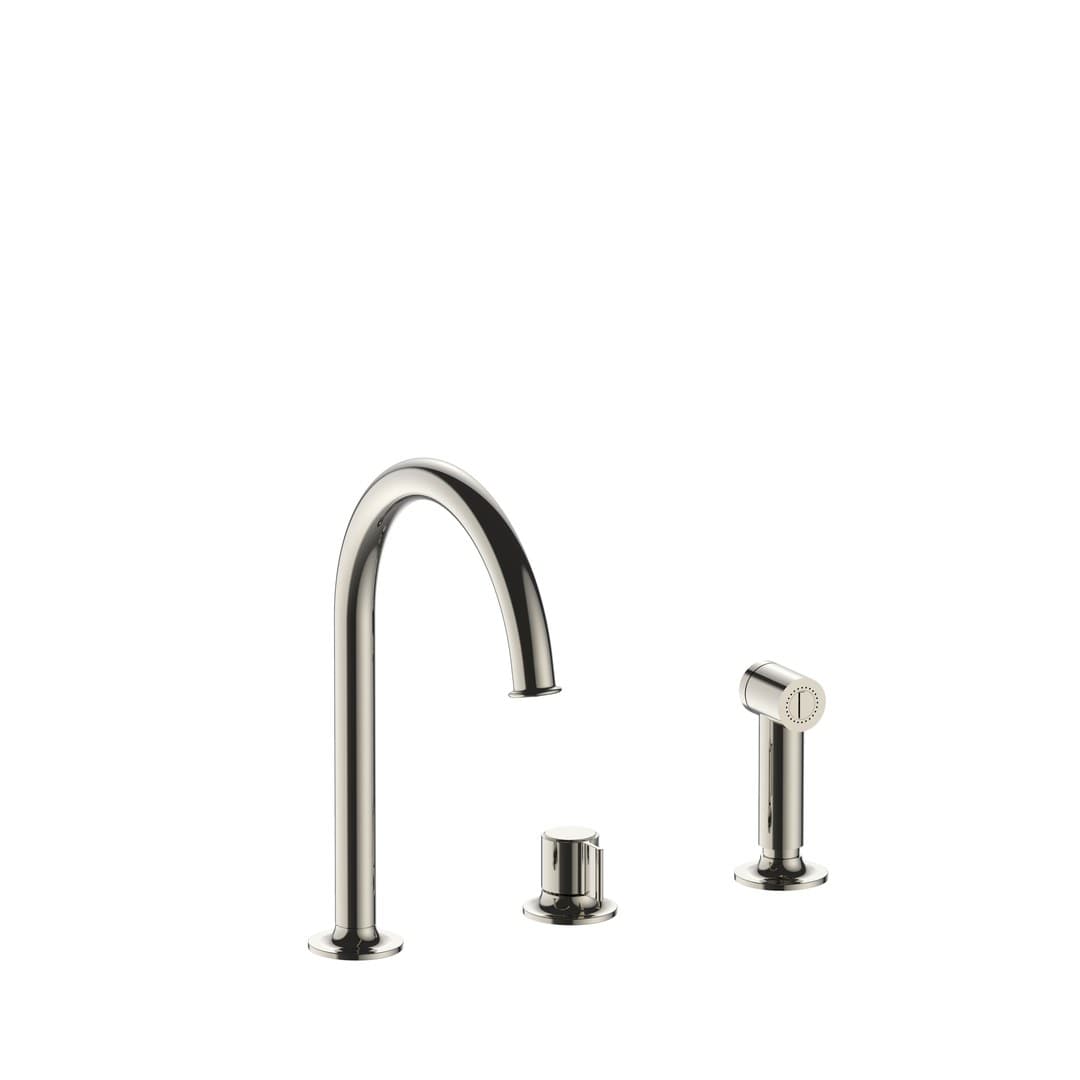 Fantini Flora – Μπαταρία Κουζίνας – Polished Nickel PVD (7695J751)