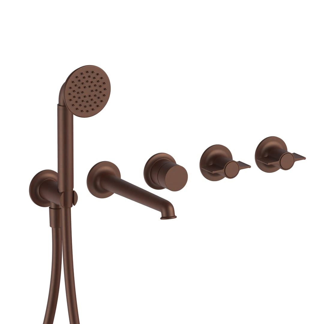 Fantini Flora – Trim Εντοιχισμού Λουτρού – Mokka PVD (76S5J419B)