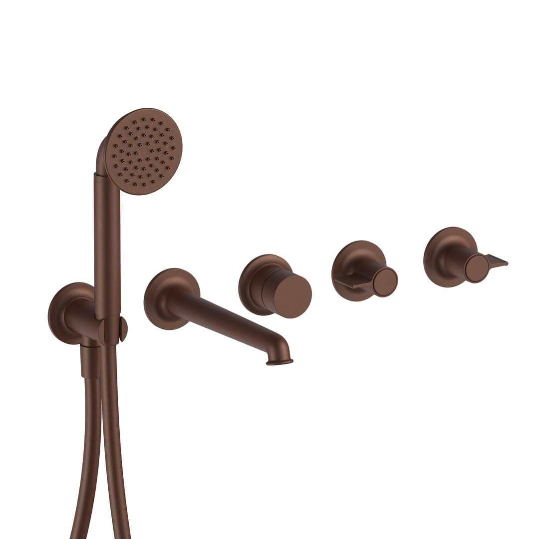 Fantini Flora – Trim Εντοιχισμού Λουτρού – Mokka PVD (76S5J519B)