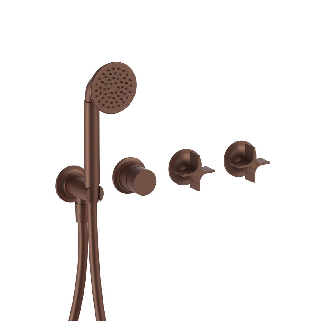 Fantini Flora – Trim Εντοιχισμού Λουτρού – Mokka PVD (76S5J617B)