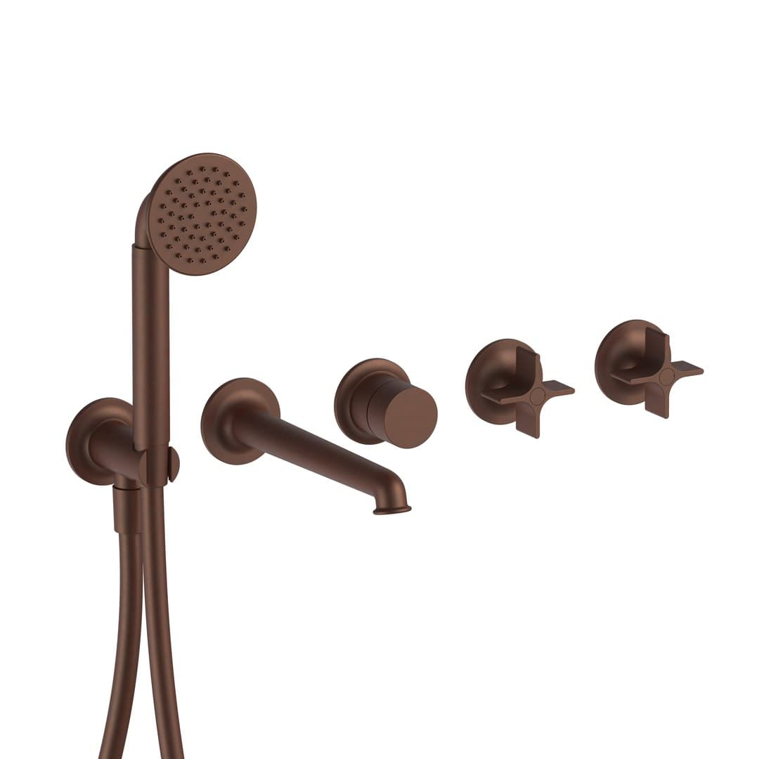 Fantini Flora – Trim Εντοιχισμού Λουτρού – Mokka PVD (76S5J619B)