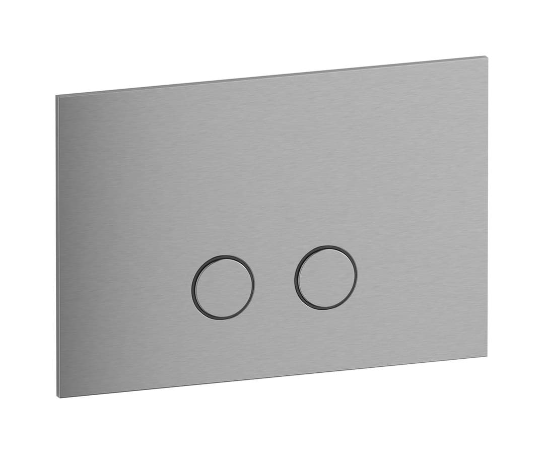 IB Rubinetterie Bye Bye – Πλακέτα Καζανακιού WC – Brushed Nickel (BB001SS)