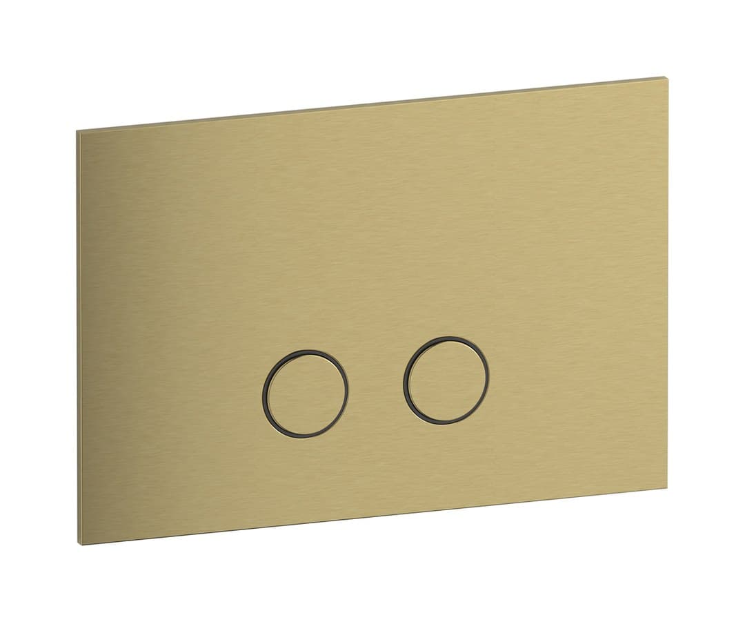 IB Rubinetterie Bye Bye – Πλακέτα Καζανακιού WC – Brushed Pale Gold (BB001IS)