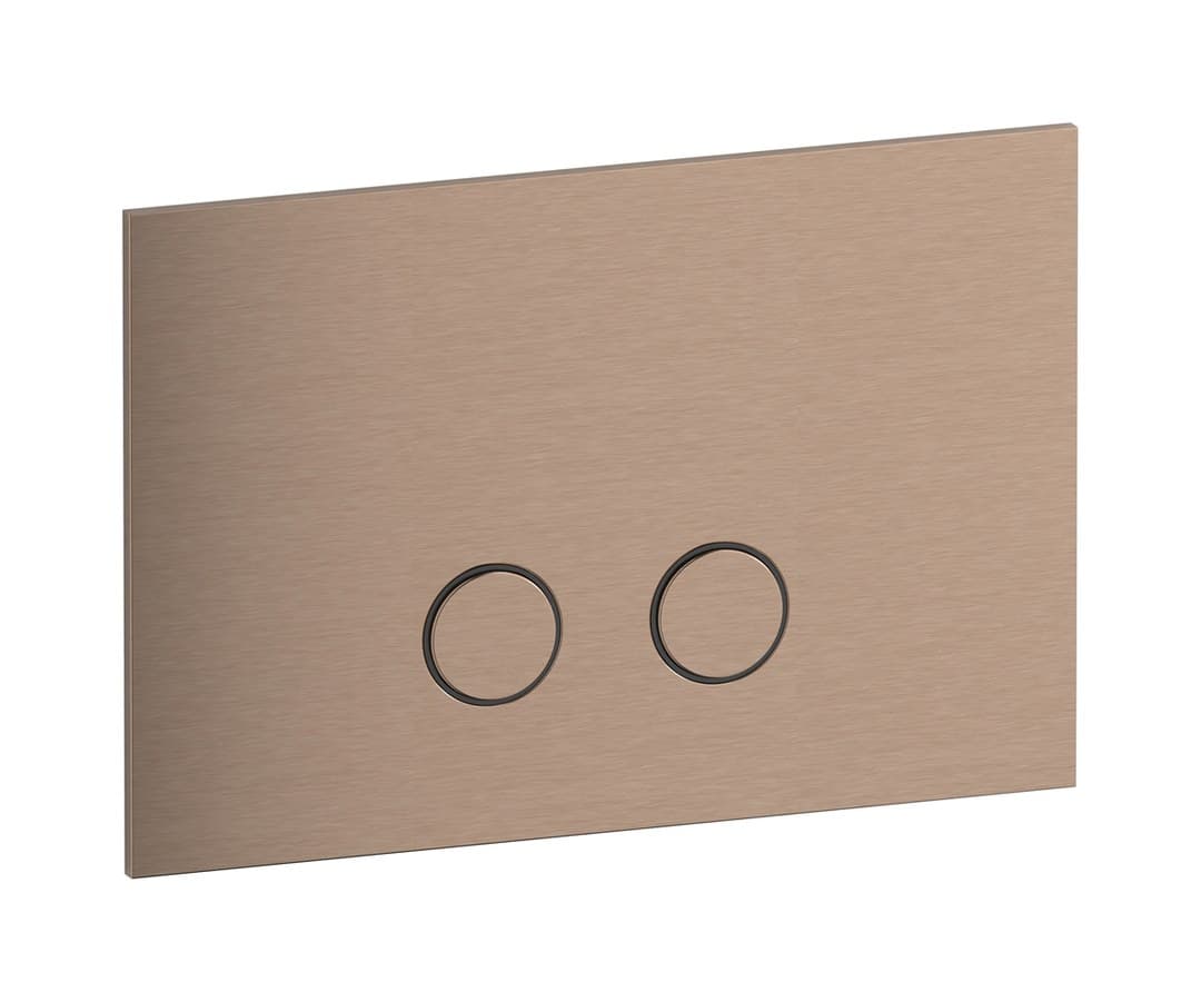 IB Rubinetterie Bye Bye – Πλακέτα Καζανακιού WC – Brushed Rose Gold (BB001SR)