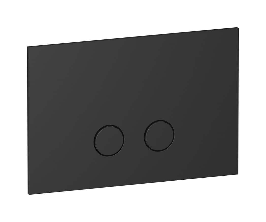 IB Rubinetterie Bye Bye – Πλακέτα Καζανακιού WC – Matt Black (BB001NP)
