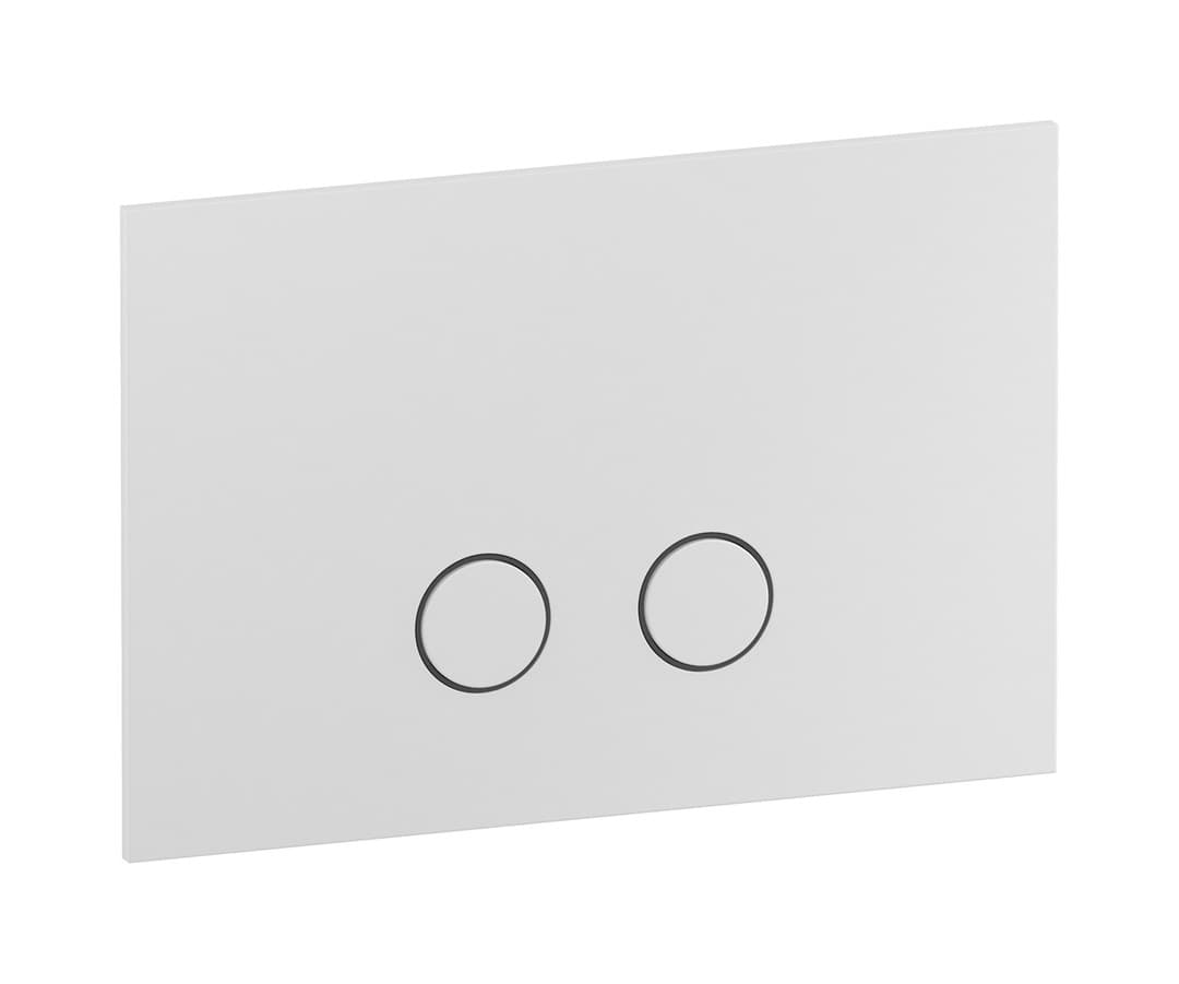 IB Rubinetterie Bye Bye – Πλακέτα Καζανακιού WC – Matt White (BB001BO)