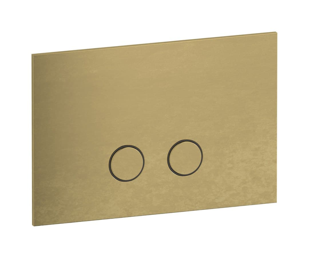 IB Rubinetterie Bye Bye – Πλακέτα Καζανακιού WC – Natural Brass (BB001ON)