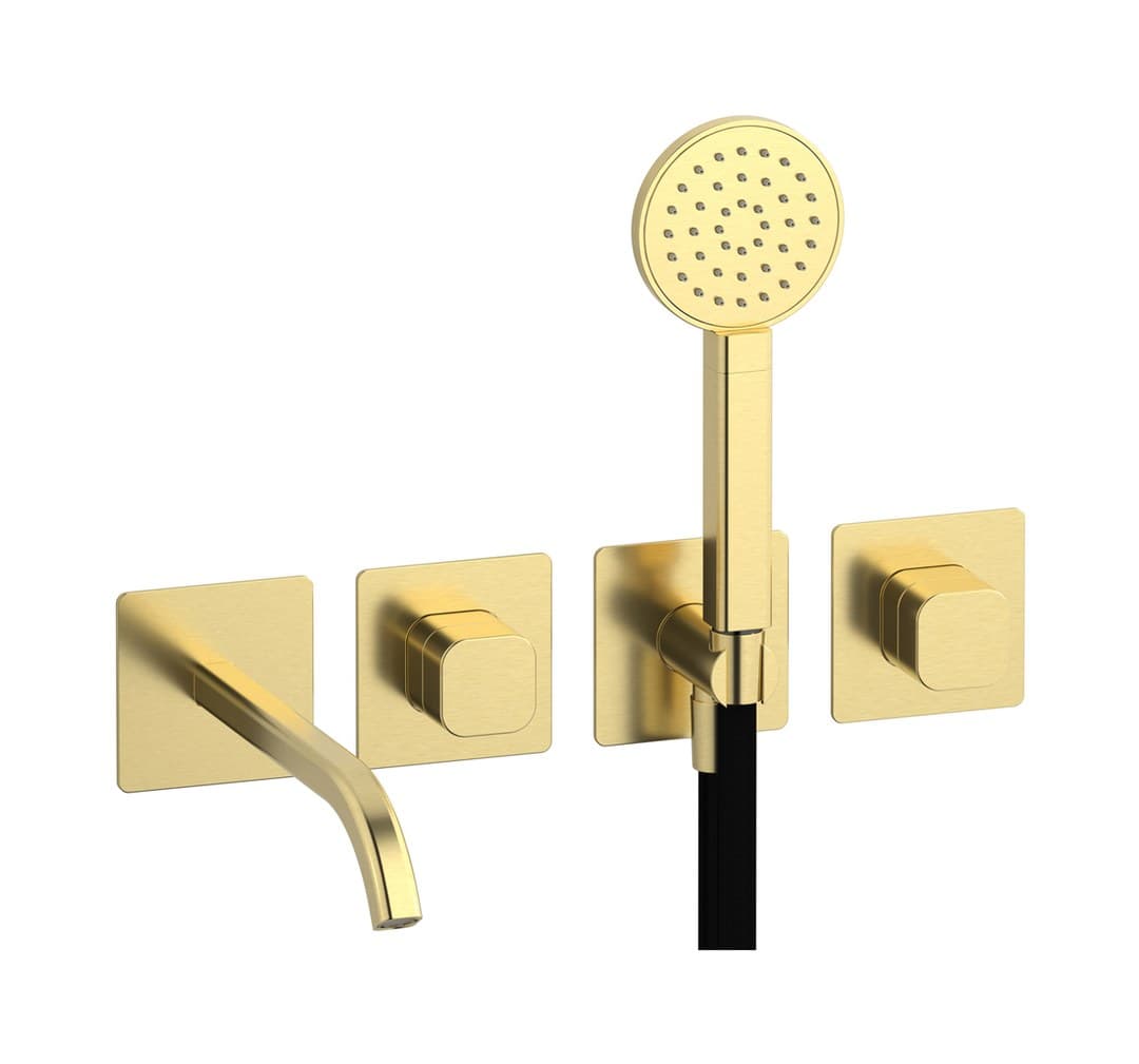 IB Rubinetterie Elio – Trim Εντοιχισμού Λουτρού – Brushed Pale Gold (EO398IS)