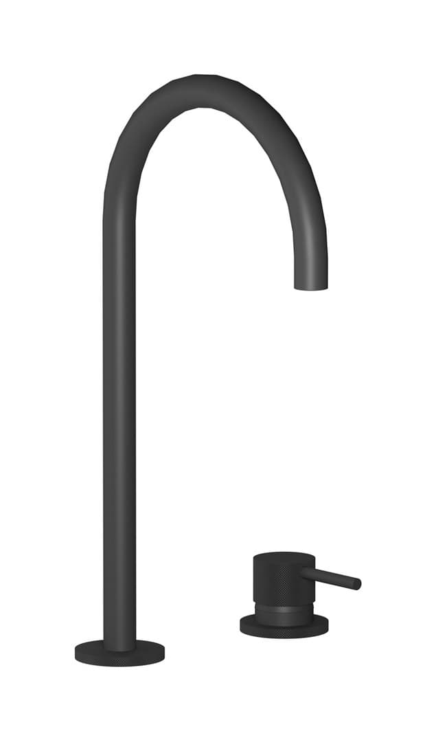 IB Rubinetterie Industria – Μπαταρία Νιπτήρα Ψηλή – Matt Black (ID395NP)