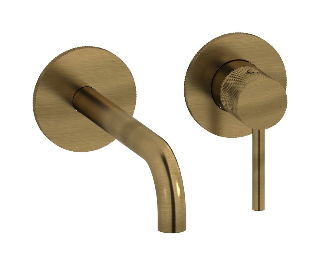 IB Rubinetterie Industria – Μπαταρία Νιπτήρα Τοίχου – Modern Bronze (ID516MB)