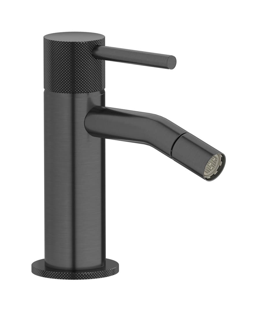 IB Rubinetterie Industria – Μπαταρία Μπιντέ – Brushed Black Chrome (ID520CS)