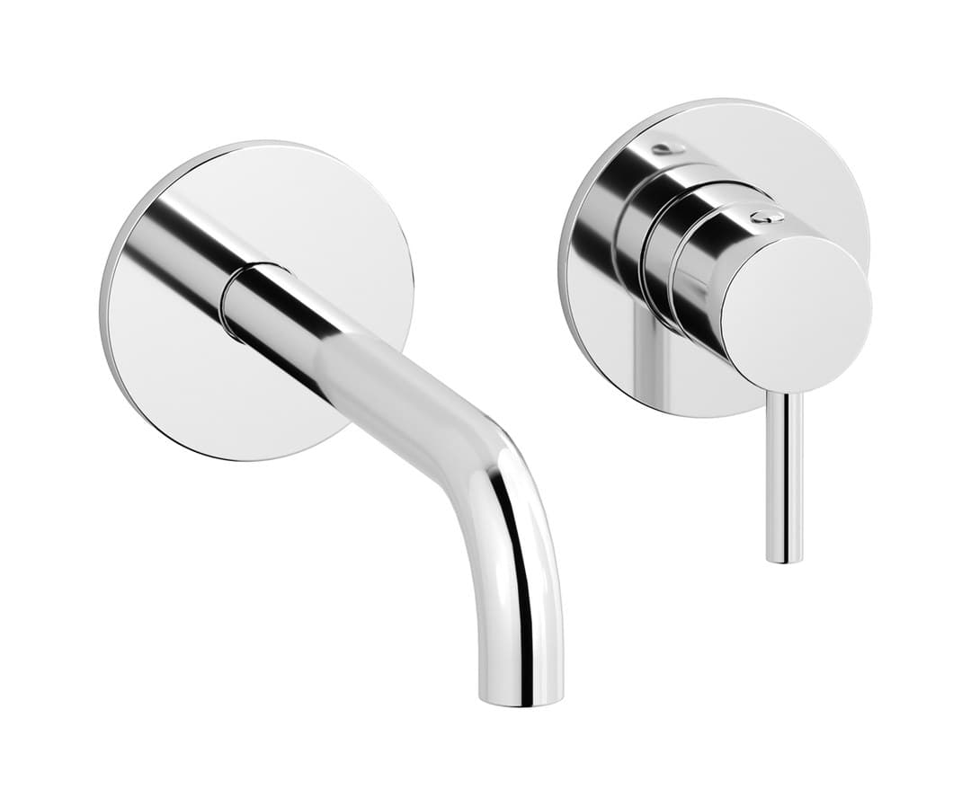 IB Rubinetterie MilanoTorino – Μπαταρία Νιπτήρα Τοίχου – Chrome (MT516CC)