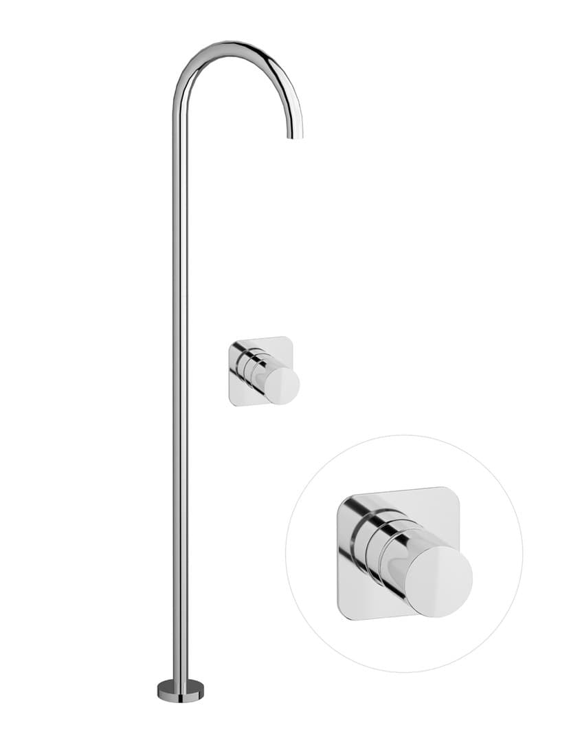 IB Rubinetterie Brera – Μπαταρία Νιπτήρα Δαπέδου – Chrome (RR299CC2)